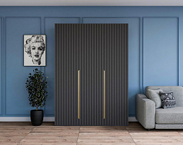 Изображение товара Пакс Мускен 2 grey ИКЕА (IKEA) на сайте delmard.ru