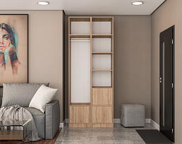 Изображение товара Гардеробный шкаф Пакс Рейнсвол 1 beige ИКЕА (IKEA) на сайте delmard.ru