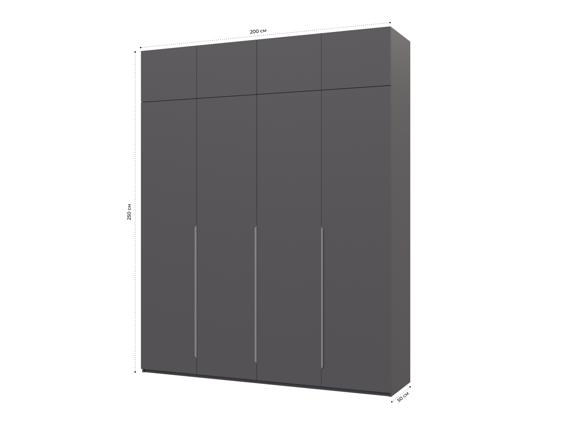 Пакс Альхейм 24 grey (silver) ИКЕА (IKEA) изображение товара