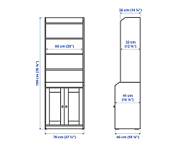 Изображение товара Хауга 221 white ИКЕА (IKEA) на сайте delmard.ru