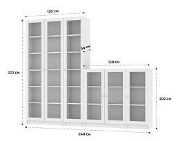 Изображение товара Билли 413 white ИКЕА (IKEA) со стеллажом на сайте delmard.ru