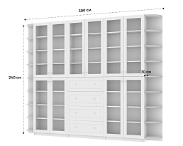 Изображение товара Билли 424 white ИКЕА (IKEA) на сайте delmard.ru