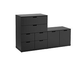 Изображение товара Нордли 46 black ИКЕА (IKEA) на сайте delmard.ru