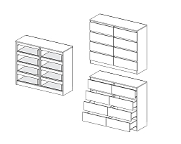 Изображение товара Мальм 13 white ИКЕА (IKEA) на сайте delmard.ru