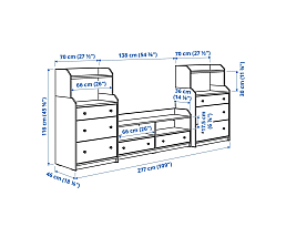 Изображение товара Хауга 522 white ИКЕА (IKEA) на сайте delmard.ru