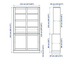 Изображение товара Хавста 12 white ИКЕА (IKEA) на сайте delmard.ru