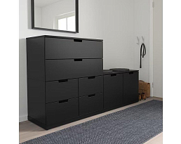 Изображение товара Нордли 46 black ИКЕА (IKEA) на сайте delmard.ru