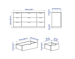 Изображение товара Нордли 25 black ИКЕА (IKEA) на сайте delmard.ru